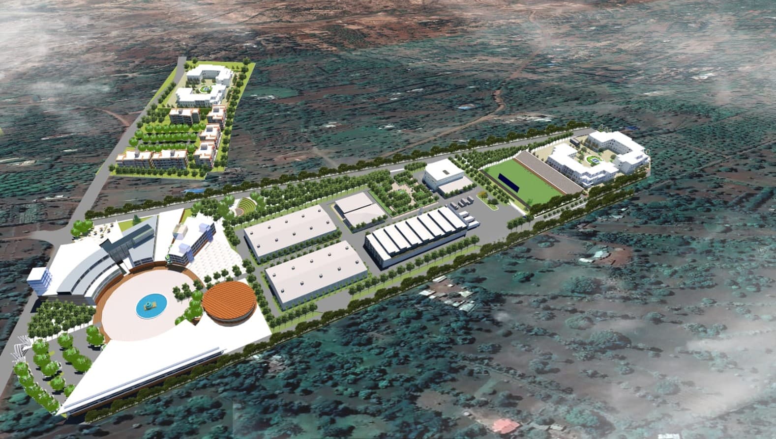 Proposed Innovation Institute in Kenya — Render 3